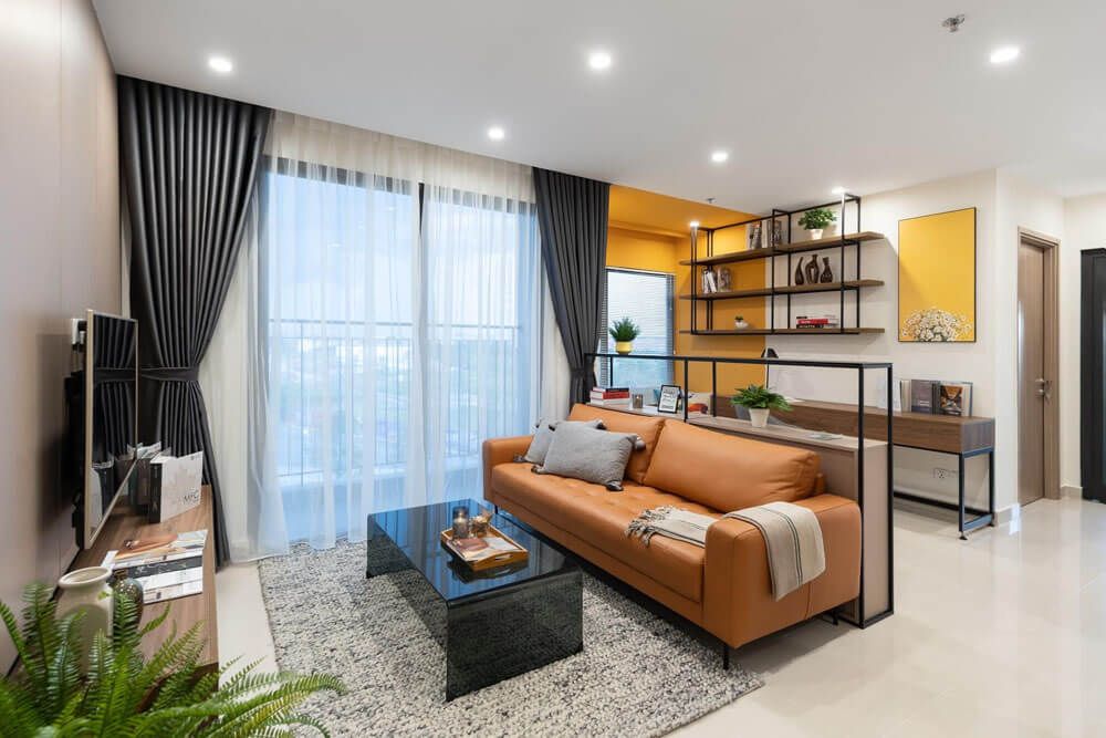 Bán căn hộ 1PN - 1WC Udic Riverside 2 Vĩnh Tuy ban công thuộc Tây tứ trạch view cảnh quan đô thị